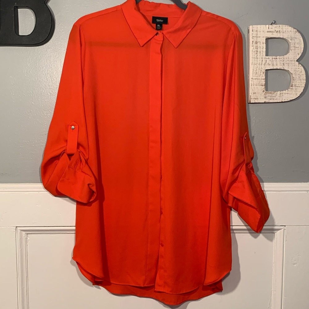 Mossimo XL orange blouse